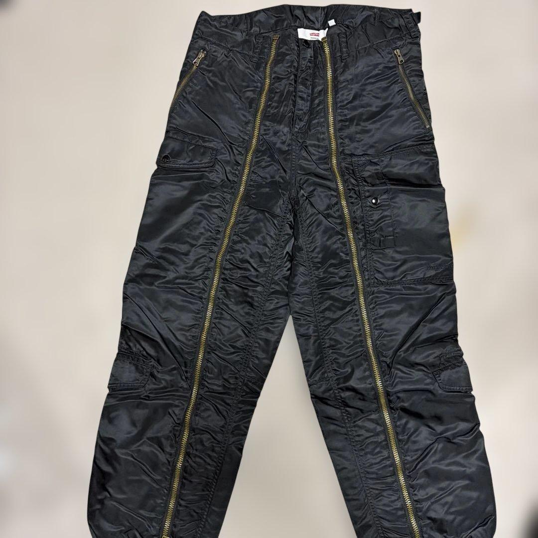 Supreme nylon flight pant black m 訳あり美品