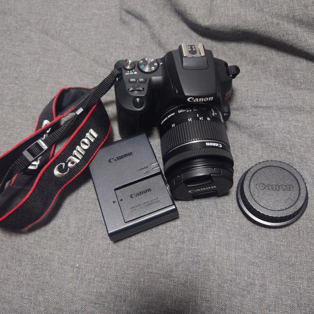 Canon EOSkiss X10　本体、レンズ、バッテリー、ストラップ