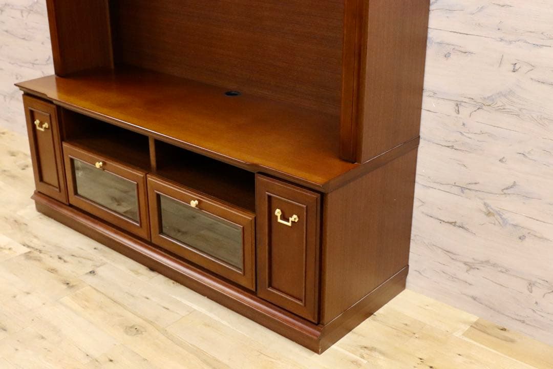 GMIS185○maruni / マルニ 地中海 リビングボード 飾り棚 キャビ