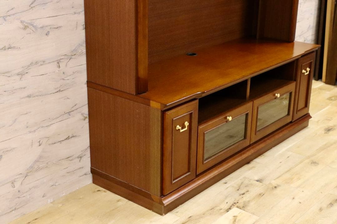 GMIS185○maruni / マルニ 地中海 リビングボード 飾り棚 キャビ