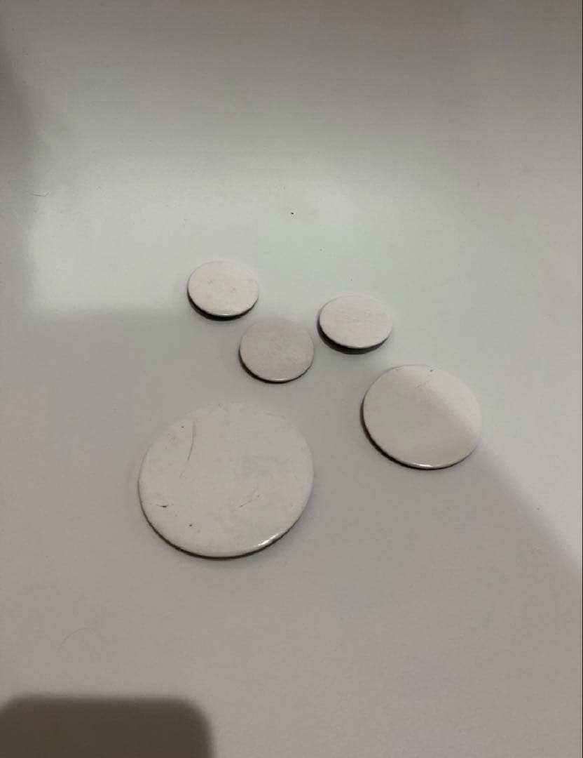 最初期　マルジェラ　ホワイト 缶バッジ　 5個セット