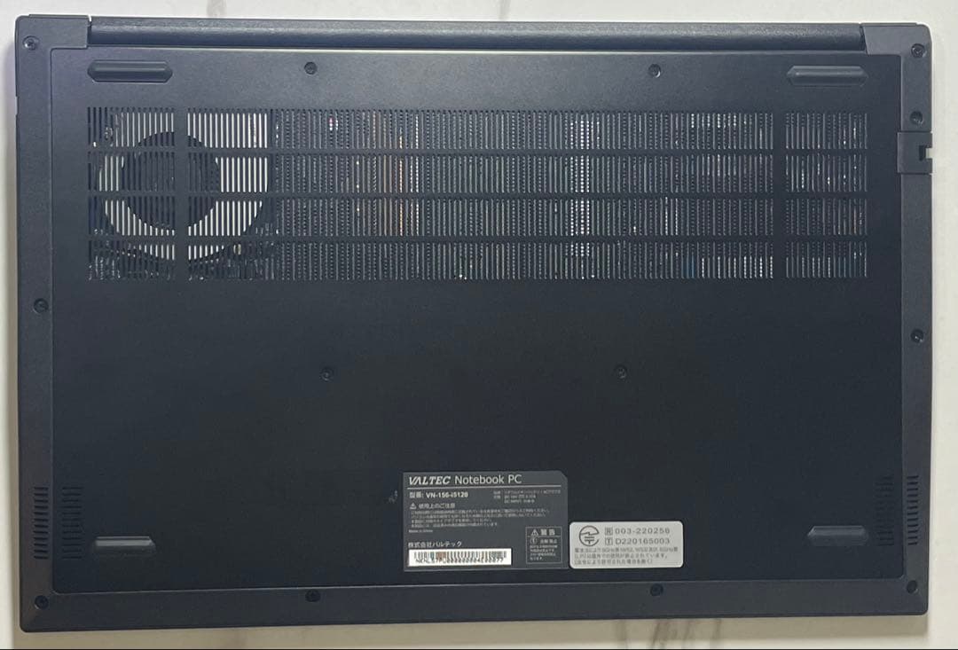 Windowsノート本体 VALTEC DESKTOP-TB3TGK i5-1235U 16GB 512G