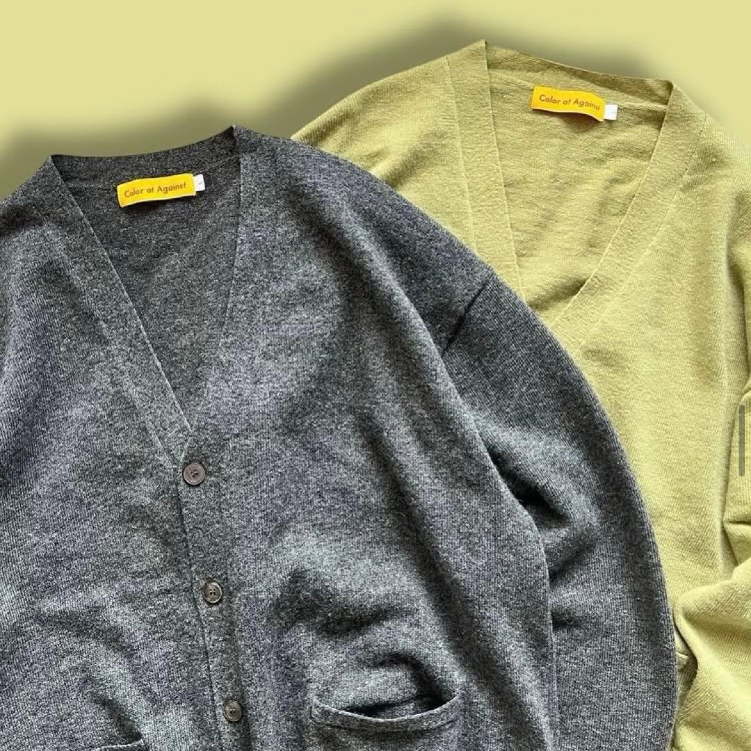 トップス Color at Against Wool Cardigan props