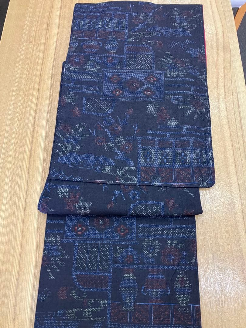 結城紬　新品　未使用品