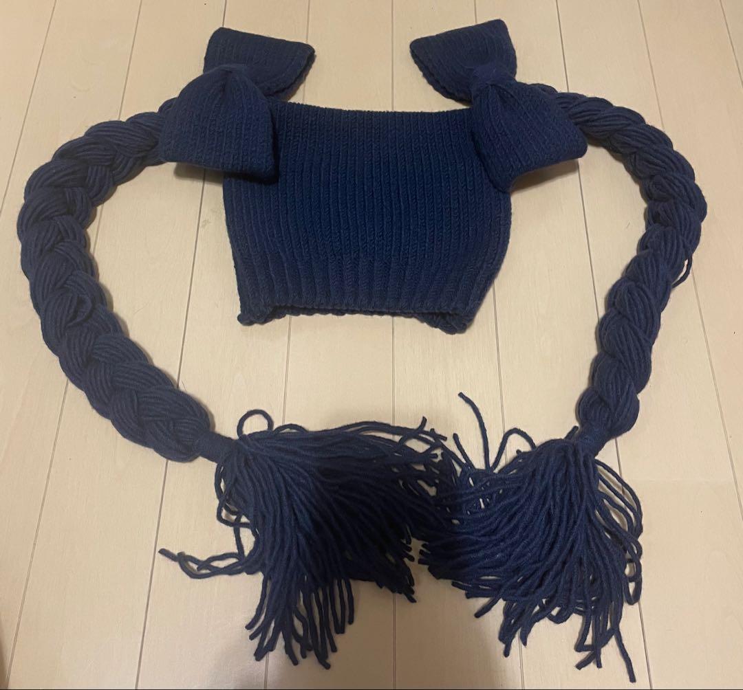 コムデギャルソンガール　2025AW リボンニット帽