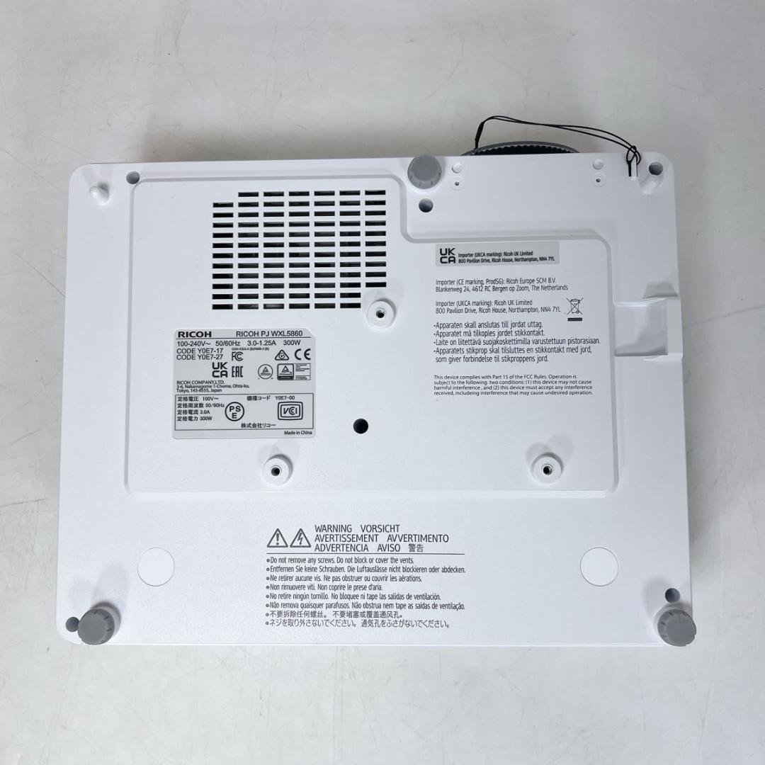 リコー RICOH PJ WXL5860 DLP レーザー光源 プロジェクター