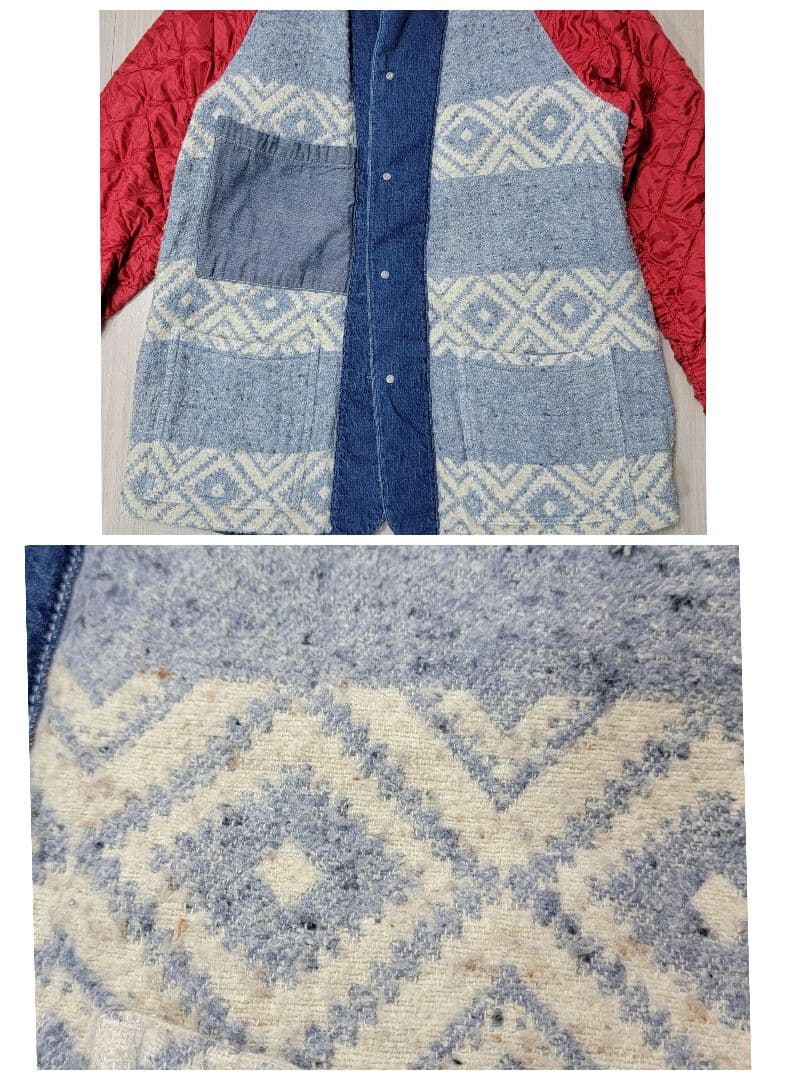 希少 ヴィンテージ加工 日本製 BLUE BLUE 聖林公司 カバーオール L