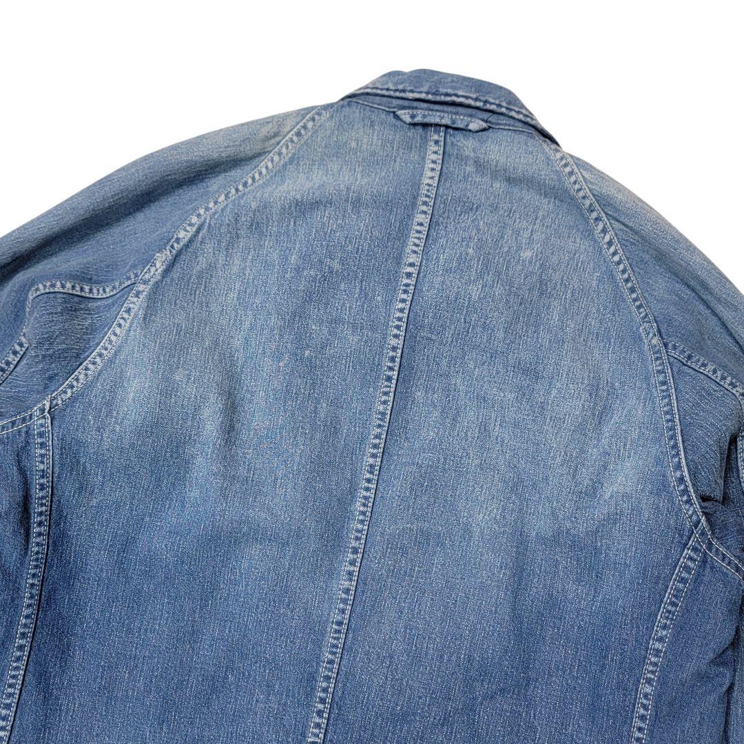 希少 ヴィンテージ加工 日本製 BLUE BLUE 聖林公司 カバーオール L