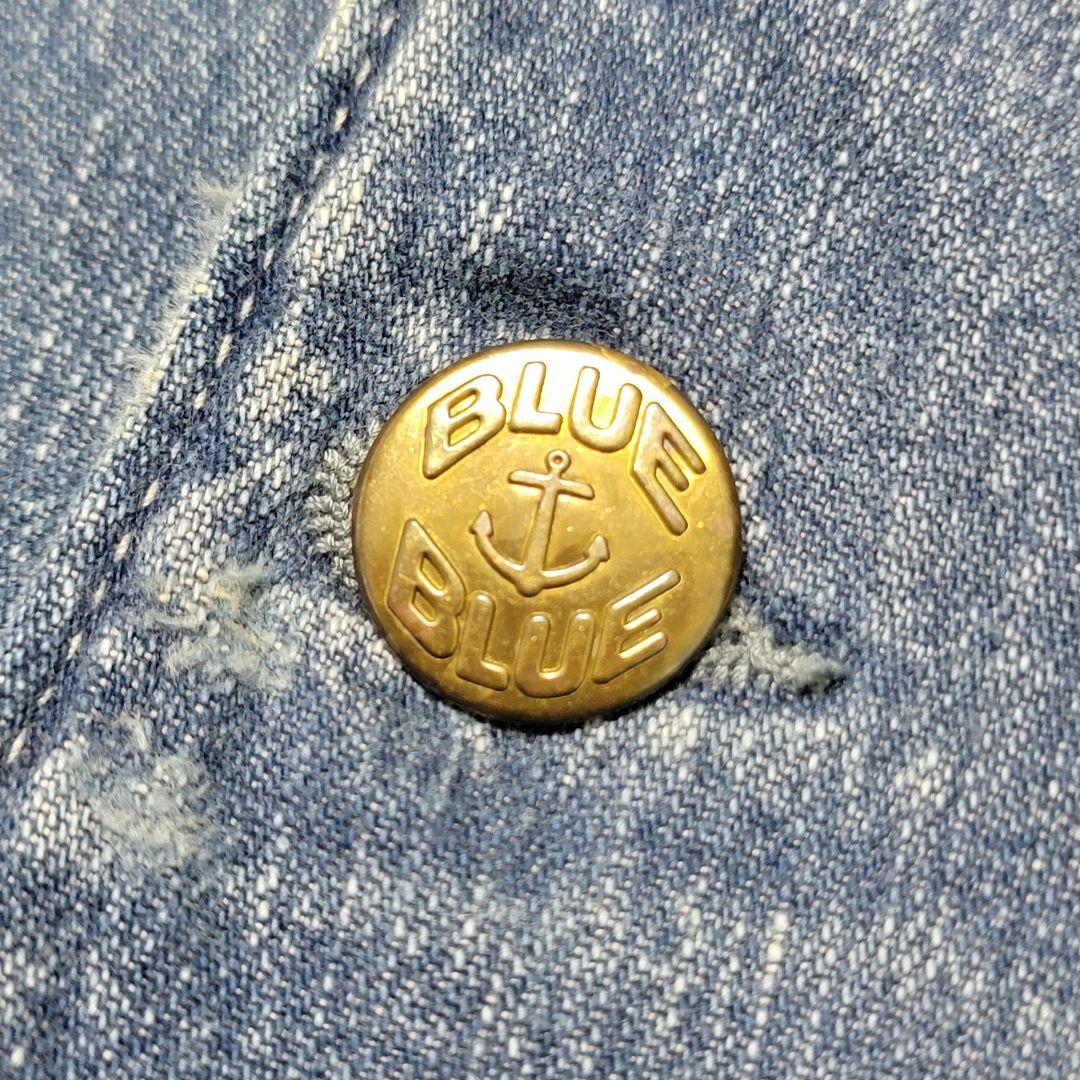 希少 ヴィンテージ加工 日本製 BLUE BLUE 聖林公司 カバーオール L