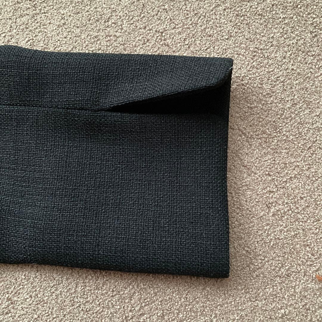 桂由美　ブラックフォーマルセットアップ