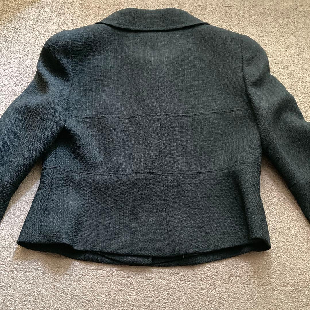 桂由美　ブラックフォーマルセットアップ