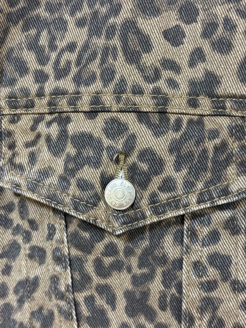 SLY LEOPARD 4XL DENIM JK-D レオパードデニムジャケット