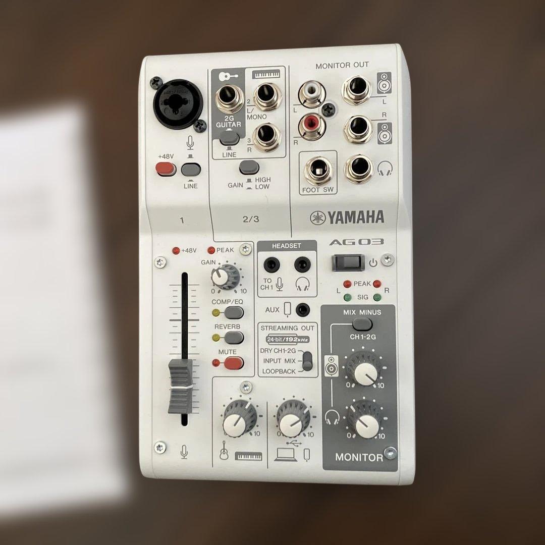 Yamaha AG03 mk2 1月4日すぐ発送します