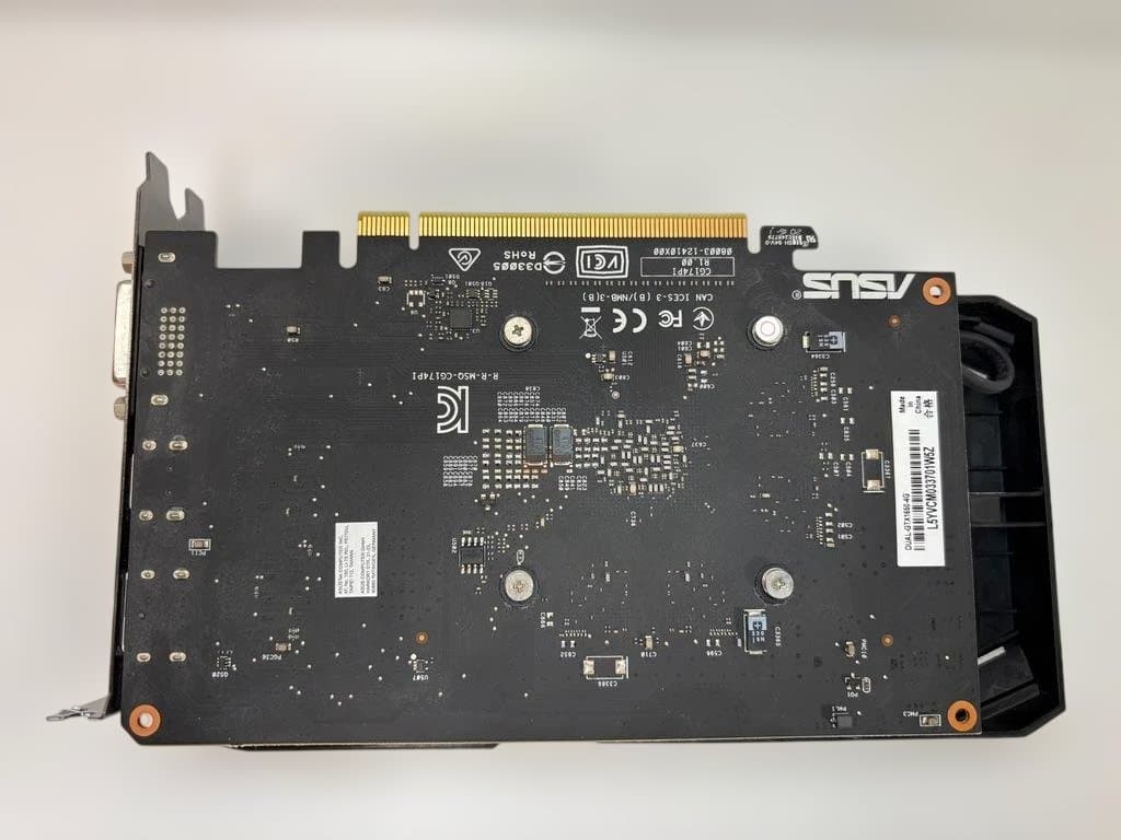 ASUS GeForce GTX1650 デュアルファン 動作確認済み