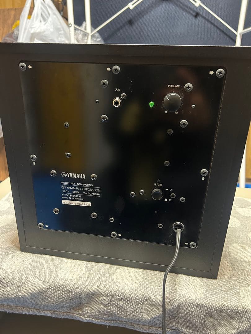 YAMAHA ブラック サブウーファー　NS-SW050