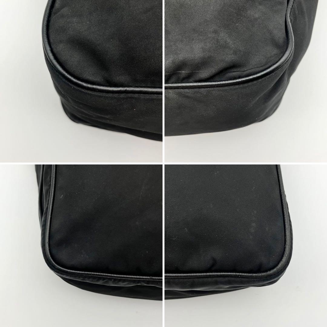 PRADA プラダ ショルダーバッグ　三角ロゴ　テスートナイロン　ブラック