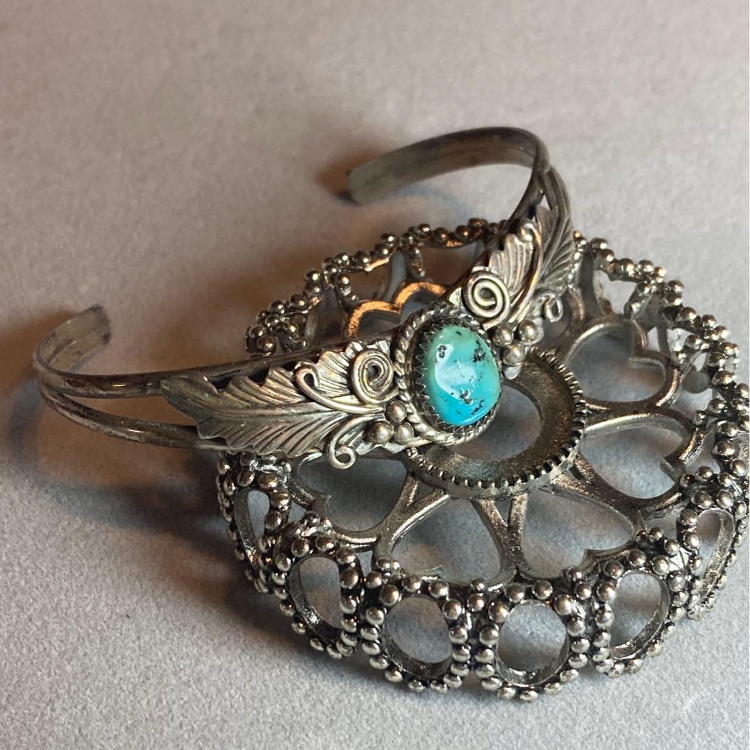 ヴィンテージ　ターコイズ　バングル