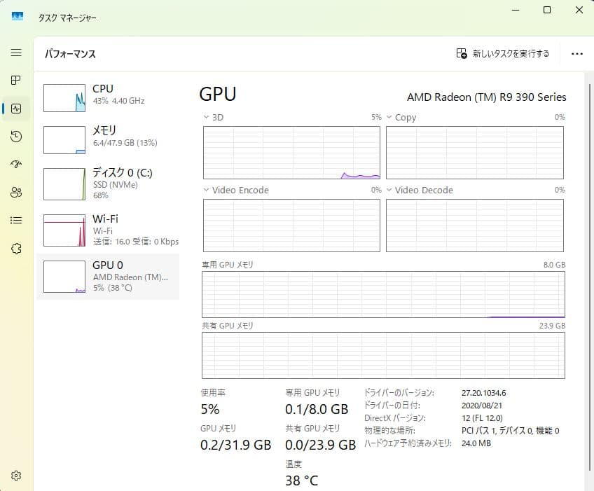 グラフィックボード・グラボ・ビデオカード Sapphire NITRO AMD Radeon R9 390