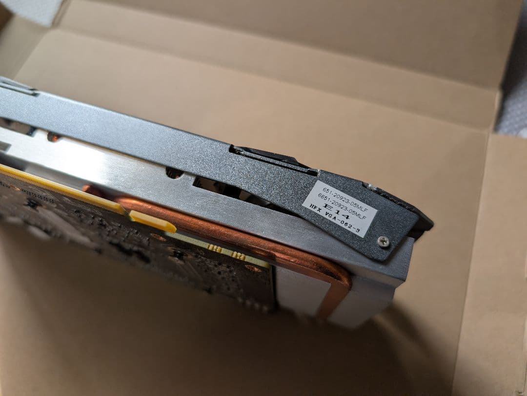 NVIDIA GeForce GTX 1660 6GB グラフィックボード 中古