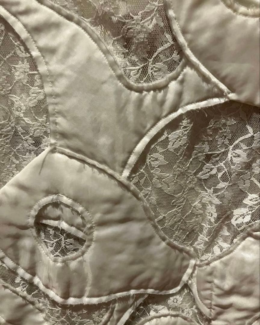 Comme des Garçons ホワイト レースベスト Sとスカートのセット