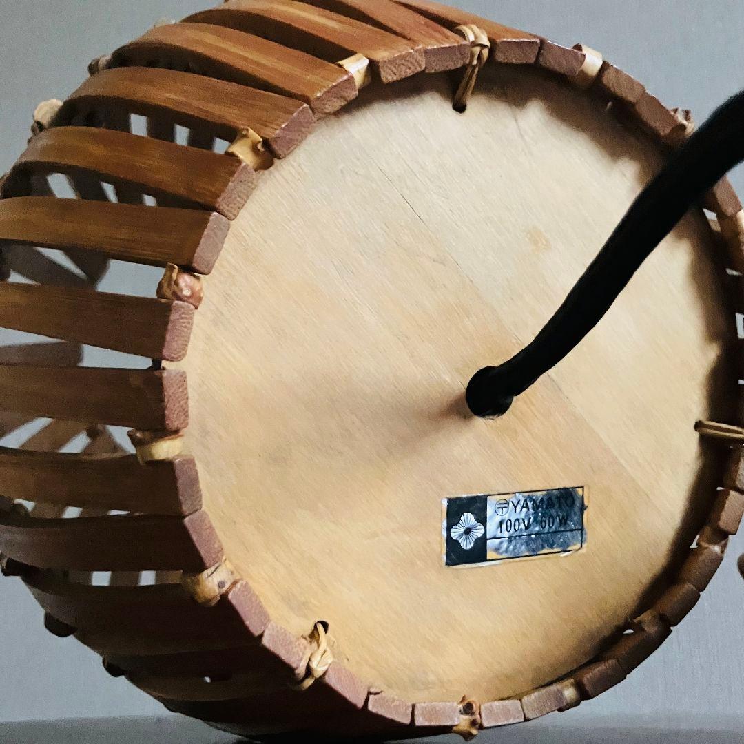 70'S 民藝 ヤマギワ 竹 ペンダントライト セット ジャパニーズモダン