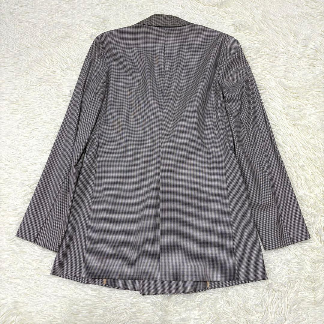 TOMORROWLAND コレクション ダブルブレストジャケット 千鳥 シルク