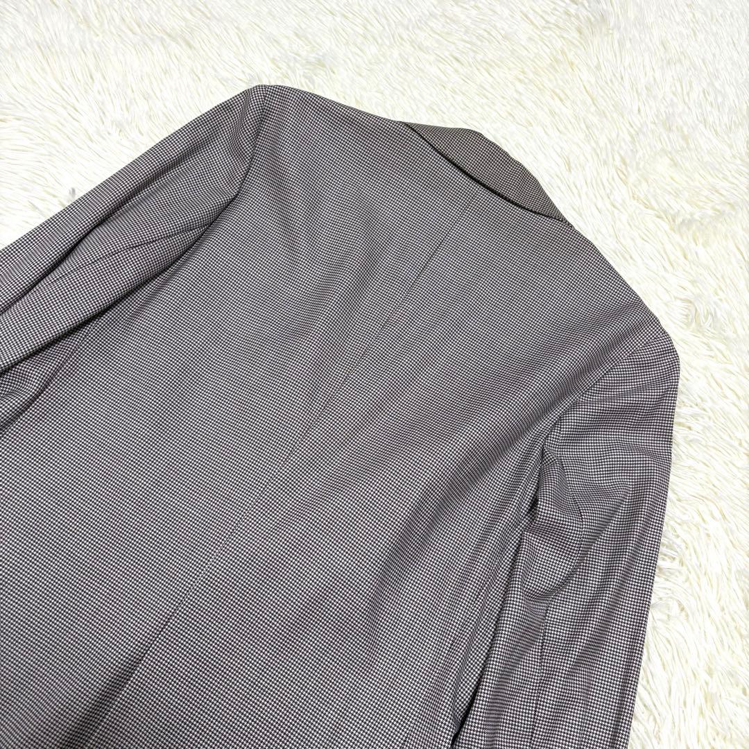 TOMORROWLAND コレクション ダブルブレストジャケット 千鳥 シルク