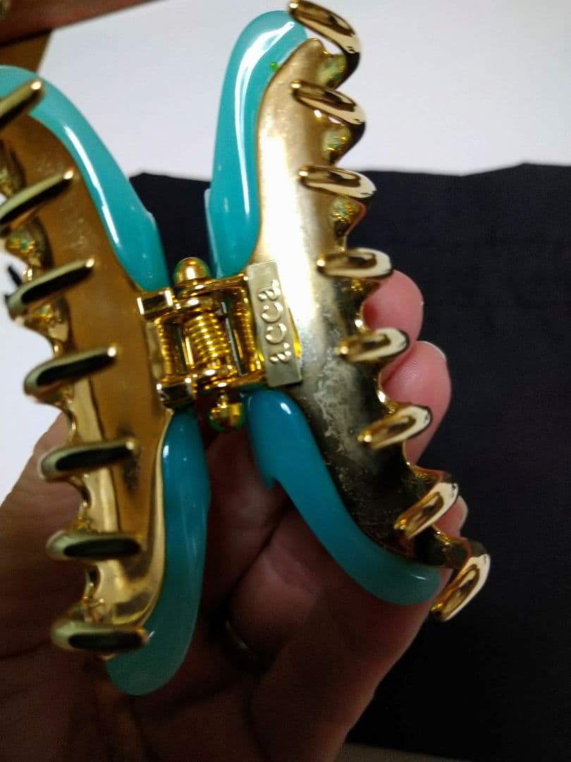 acca ターコイズ ヘアクリップ 中型