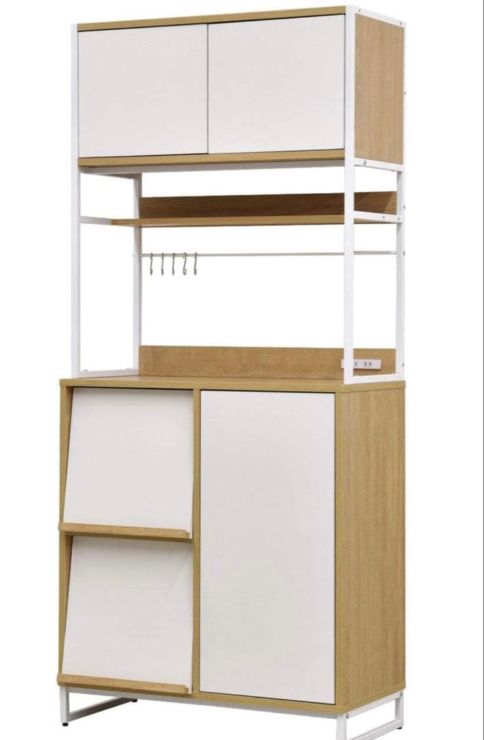 食器棚 カップボード ナチュラル 北欧 幅80cm ※ お値下げ相談、承ります。