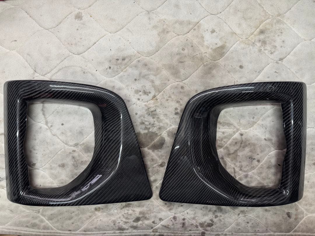 た*ん様 200系ハイエース 4型以降用 ナロー用GPOカーボンフォグカバー 廃