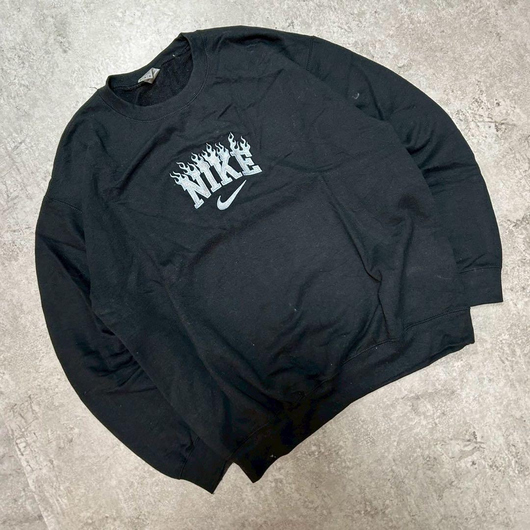 y2k NIKE ファイヤーロゴ GILDANボディ