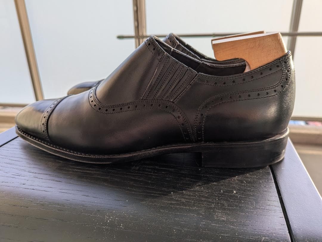 【定価約5万】ユニオンインペリアル 8.5 EEE 黒 試着程度 アウトレット