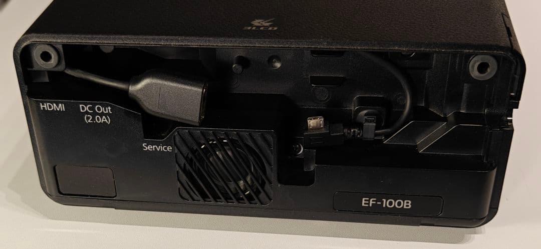 エプソン EF-100B ホームプロジェクター レーザー光源 ブラック 動作良好