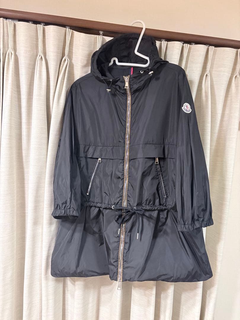 キ*リ様 美品 モンクレール SANVE ナイロンコート ブラック サイズ1 フ