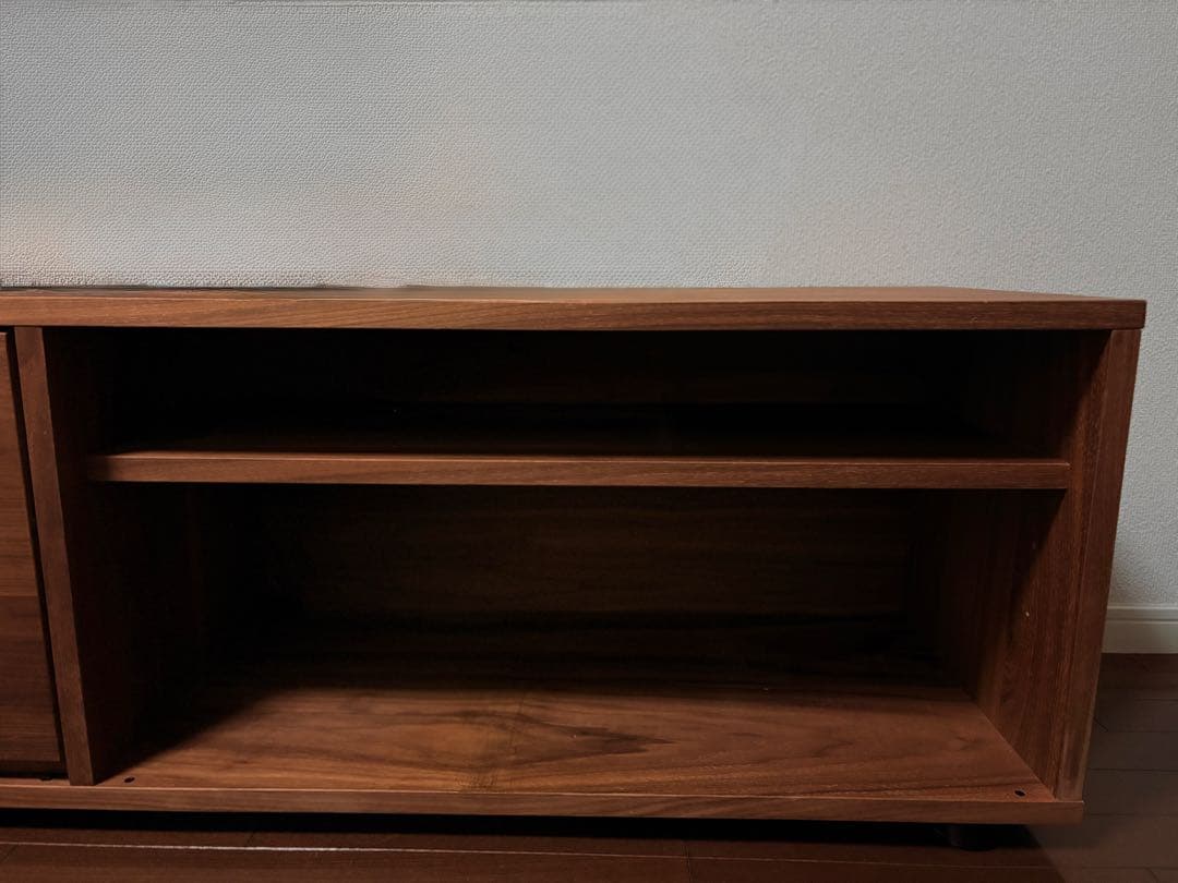 【成約済】無印良品スタッキングキャビネット／ウォールナット材