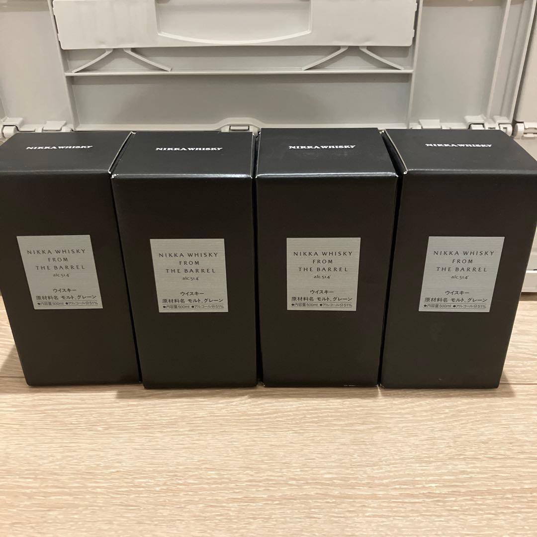 NIKKA フロムザバレル　未開栓４本箱付き