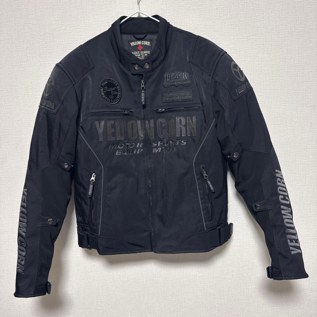 YELLOWCORN バイクジャケット ブラック
