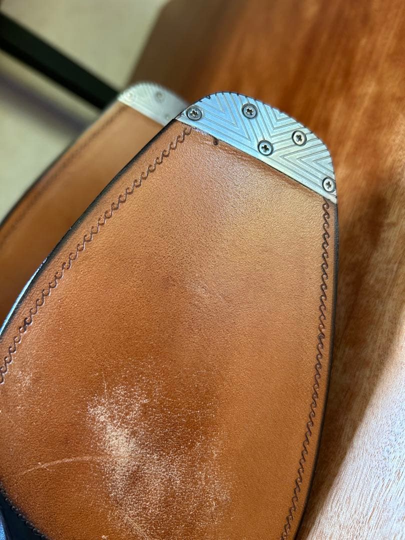 未使用品試着のみ　オリエンタルシューズ　ハンドソーントップグレード　UK7.5