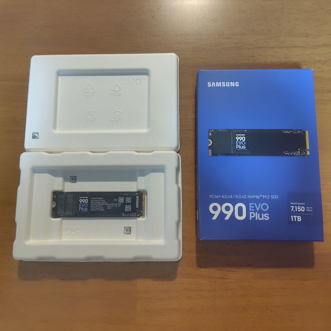 サムスン NVMe M.2 SSD 990 EVO Plus 1TB