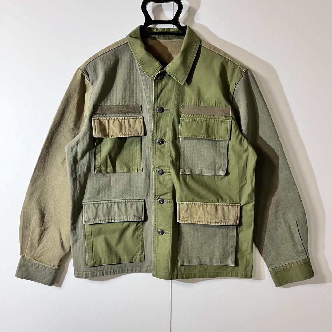 ジャケット・アウター 20AW UNIFORMEXPERIMENT FABRICMIX SHIRT 3