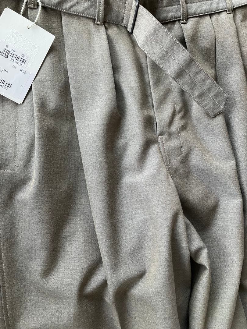 n*様 LEMAIRE LOOSE PLEATED PANTS 48 タグ付き