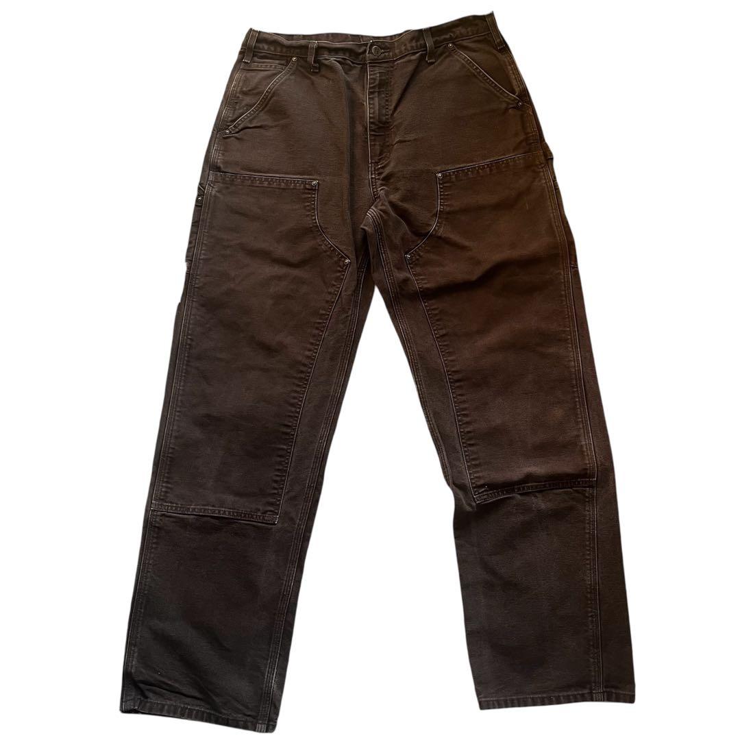 Carhartt ペインターパンツ 36x34 ダークブラウン ダブルニー