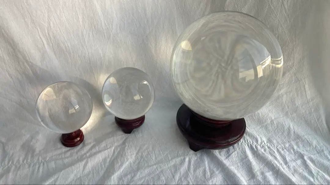 水晶玉 3点まとめ売りクリスタル パワーストーン