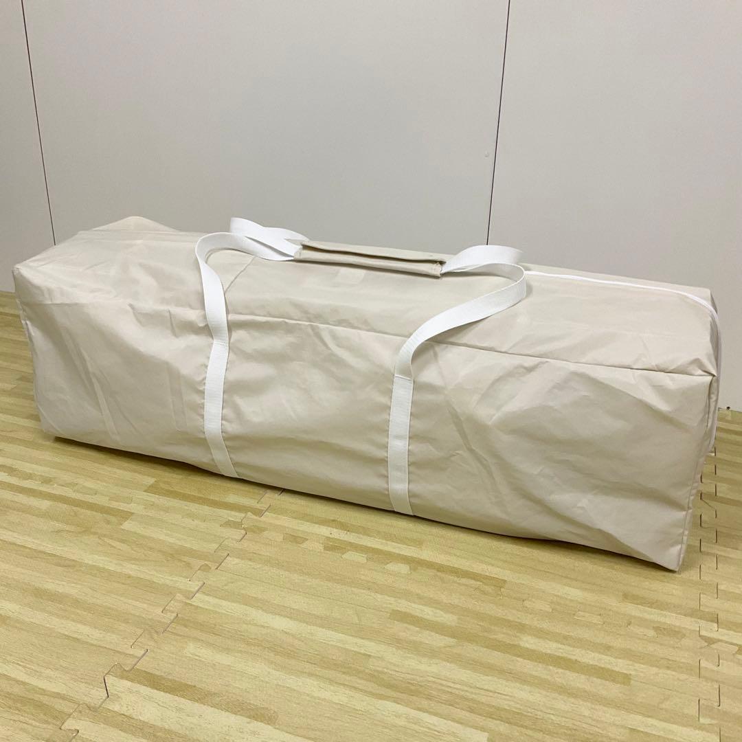 綺麗！アップリカ ベビーベッド ココネルエアー AB ホワイトグレー