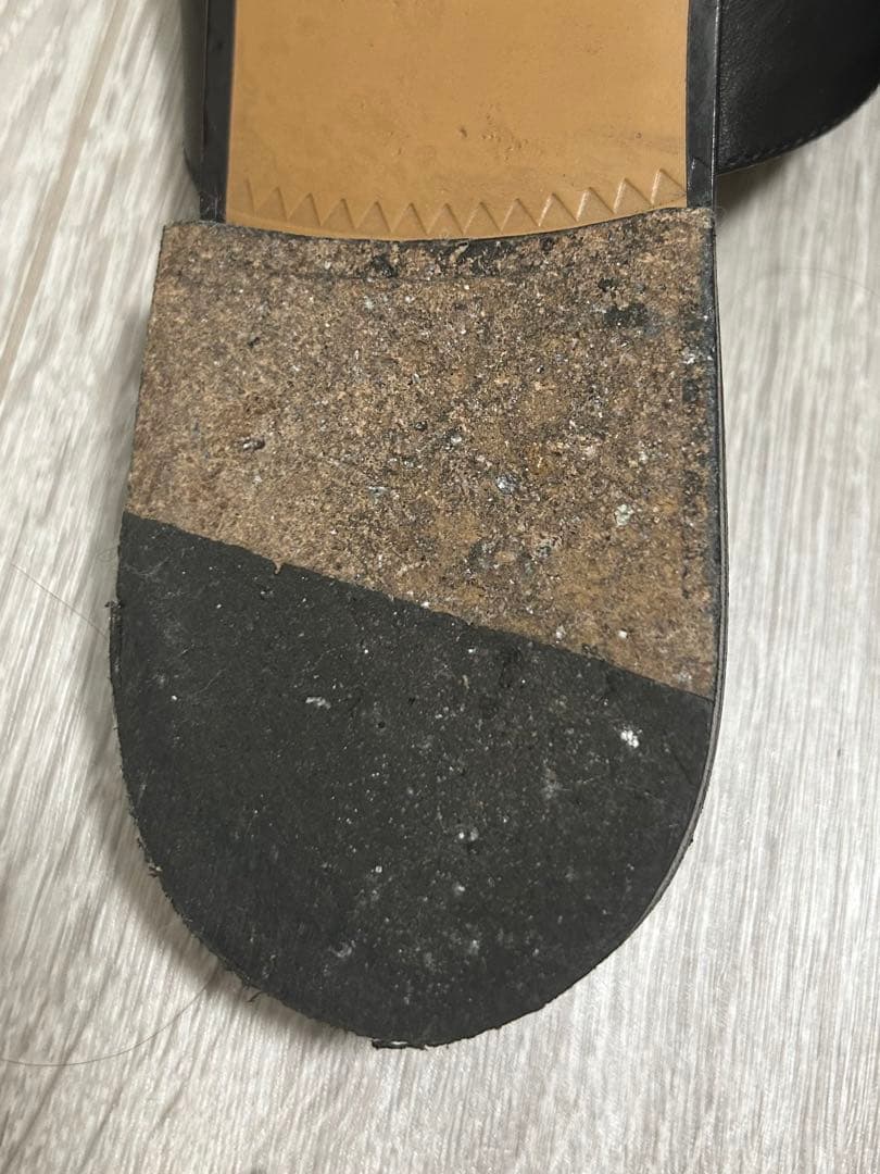 グッチ プリンスタウン スリッパ ミュール 38 シェリーライン ダブルG 黒