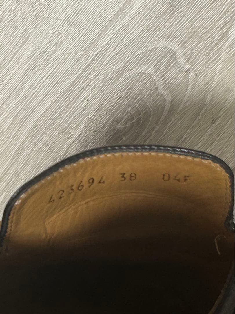 グッチ プリンスタウン スリッパ ミュール 38 シェリーライン ダブルG 黒