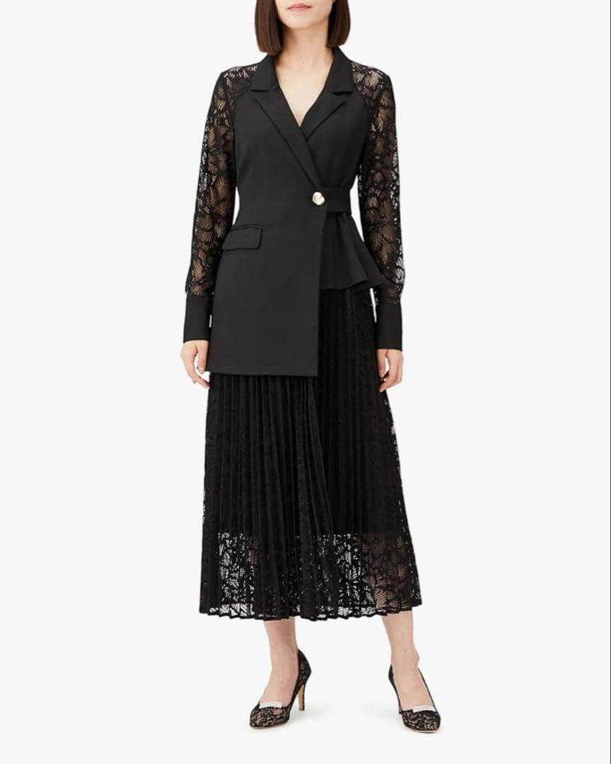 SNIDEL スィッチングレースドレス