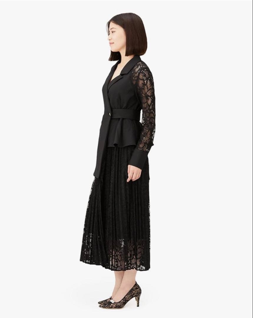 SNIDEL スィッチングレースドレス