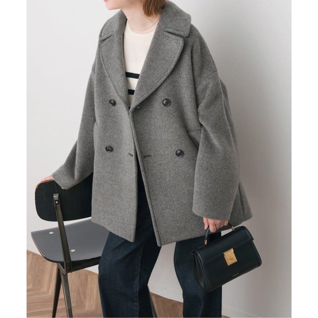 TICCA 2025 美品 ティッカ ピーコート グレー