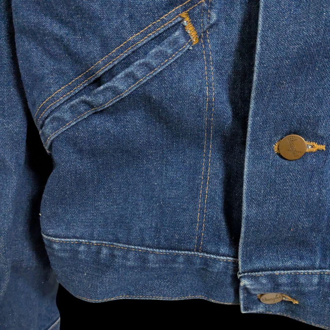 80sVintage　WRANGLER74126NV デニムジャケットUSA製